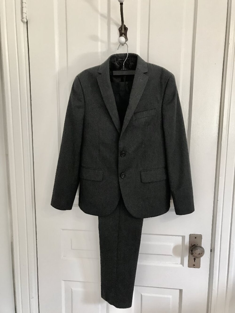 Dark Grey Ralph Lauren Suit Set - Size 12 Regular
